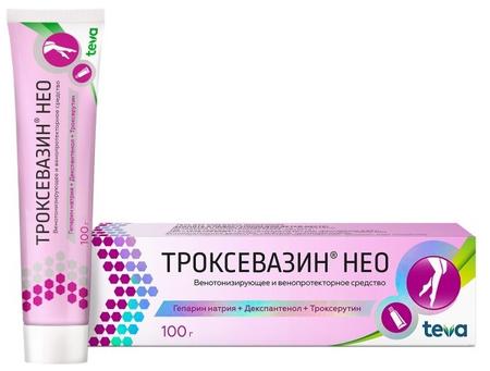 Фото Троксевазин Нео гель д/наруж прим туба 100 г х1 Фото Троксевазин Нео гель д/наруж прим туба 100 г х1