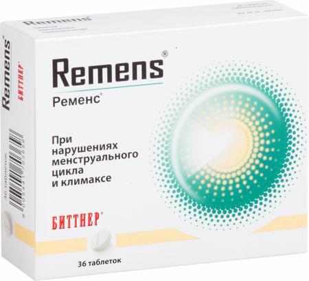 Фото Ременс, таблетки подъязычные гомеопатические, 36 шт.