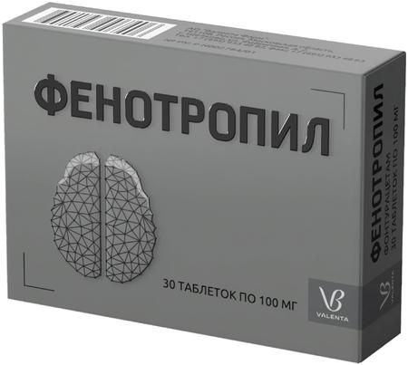 Фото Фенотропил, таблетки 100 мг, 30 шт.