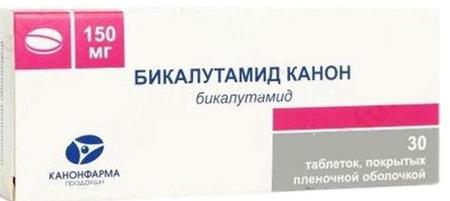 Фото Бикалутамид Канон, таблетки покрыт. плен. об. 150 мг, 30 шт.