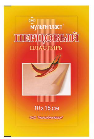 Фото Пластырь перцовый, 10 см x 18 см (без перфорации)