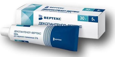 Фото Декспантенол-Вертекс, мазь 5%, 30 г Фото Декспантенол-Вертекс, мазь 5%, 30 г