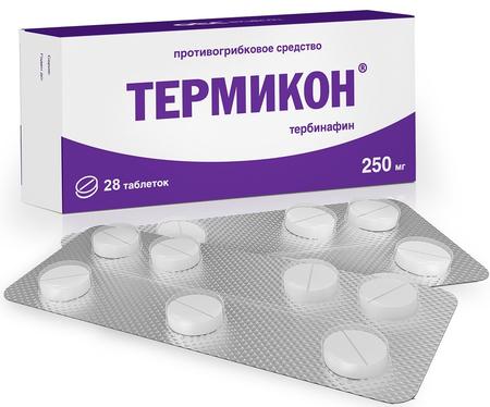 Фото Термикон, таблетки 250 мг, 28 шт.