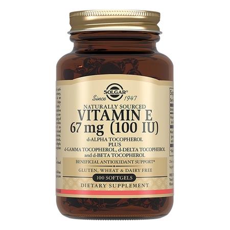 Фото Солгар Витамин E, капсулы 100 ME, 100 шт.