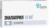 Фото Эналаприл, таблетки 10 мг (Озон), 20 шт.