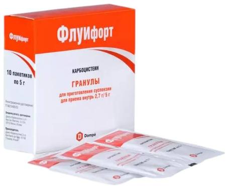 Фото Флуифорт, гранулы 2.7 г, 10 шт.