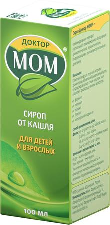 Фото Доктор МОМ, сироп, 100 мл
