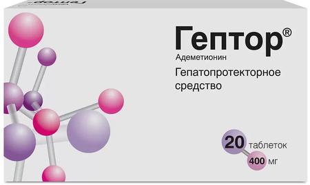Фото Гептор, таблетки 400 мг, 20 шт.