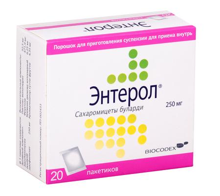 Фото Энтерол, порошок 250 мг, 20 пакетиков