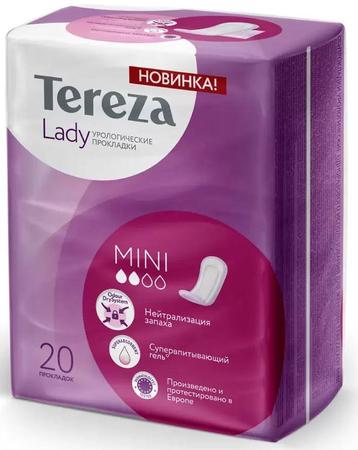 Фото TerezaLady Mini, прокладки урологические, 20 шт.