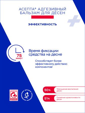 Фото Асепта, бальзам для десен адгезивный, 10 г