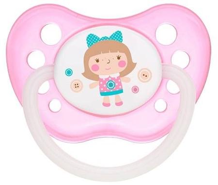 Фото Пустышка анатомическая латексная Toys (6-18 месяцев)