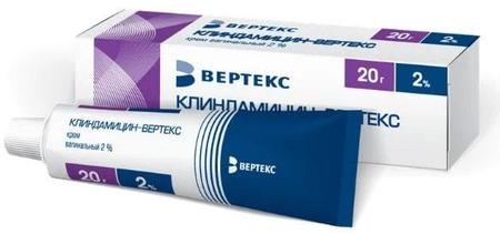 Фото Клиндамицин, крем вагинальный 2%, 20 г Фото Клиндамицин, крем вагинальный 2%, 20 г