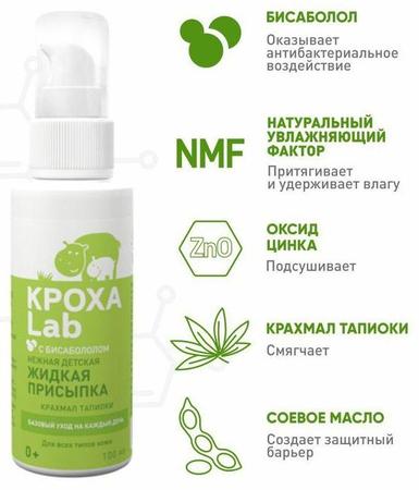 Фото Кроха Lab, присыпка жидкая, 100 мл