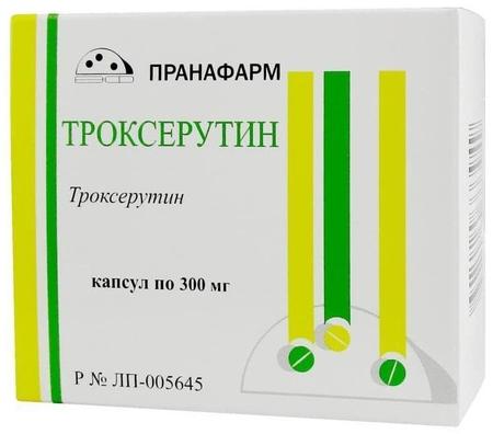 Фото Троксерутин, капсулы 300 мг, 50 шт.