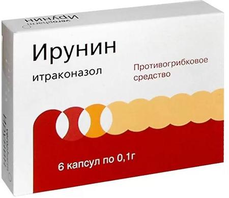 Фото Ирунин, капсулы 100 мг, 6 шт.