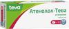 Фото Атенолол-Тева, таблетки покрыт. плен. об. 50 мг, 30 шт.
