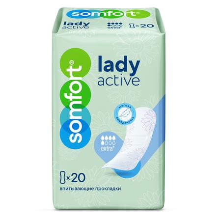 Фото Somfort Lady прокладки Active Extra, 20 шт.