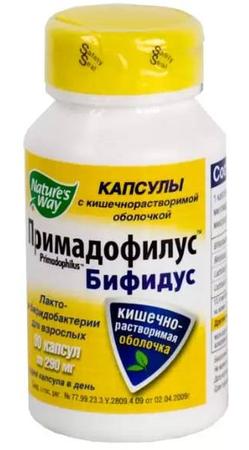 Фото Примадофилус Бифидус, капсулы, 90 шт.