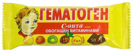 Фото Гематоген С Вита Плюс, 50 г Фото Гематоген С Вита Плюс, 50 г