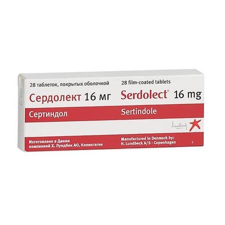 Фото Сердолект таблетки, покрытые пленочной оболочкой 16 мг, 28 шт.