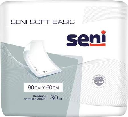 Фото Пеленки Seni Soft Basic, 90 см x 60 см, 30 шт. Фото Пеленки Seni Soft Basic, 90 см x 60 см, 30 шт.