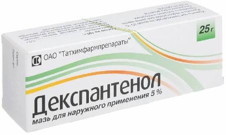 Фото Декспантенол, мазь 5%, 25 г Фото Декспантенол, мазь 5%, 25 г