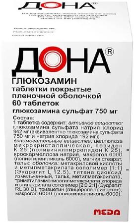 Фото Дона, таблетки покрыт. плен. об. 750 мг, 60 шт.