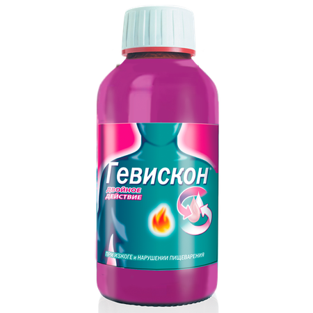 Фото Гевискон Двойное Действие, суспензия (мята) 300 мл