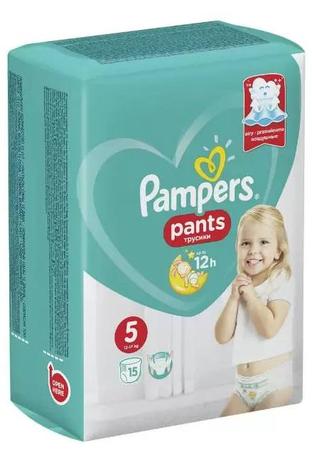 Фото Памперс Пэнтс Джуниор, подгузники-трусики (12-17 кг), 15 шт.