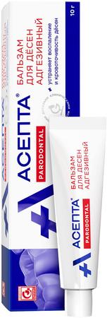 Фото Асепта, бальзам для десен адгезивный, 10 г