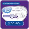 Фото Пеленки одноразовые впитывающие iD Protect 60 см х 60 см, 10 шт.