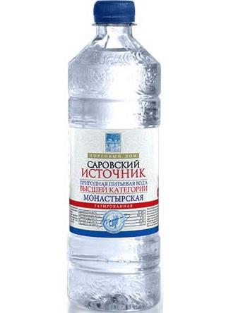 Фото Саровский Источник, вода минеральная негазированная «Монастырская» (пластиковая бутылка), 0.6 л Фото Саровский Источник, вода минеральная негазированная «Монастырская» (пластиковая бутылка), 0.6 л