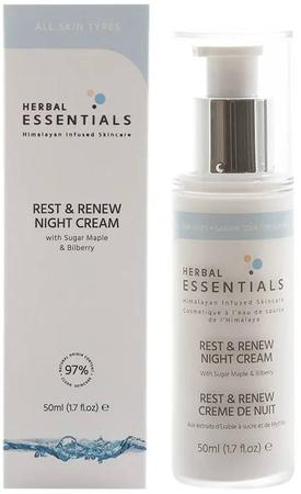 Фото Herbal Essentials, крем ночной «Отдых и расслабление» с кленовым сиропом и черникой, 50 мл Фото Herbal Essentials, крем ночной «Отдых и расслабление» с кленовым сиропом и черникой, 50 мл