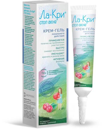 Фото Ла-Кри Стоп Акне, крем-гель локального действия, 15 мл