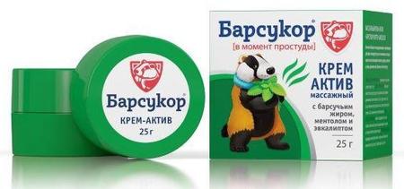 Фото Барсукор Форте, крем-актив массажный, 25 г