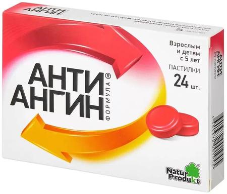 Фото Анти-Ангин Формула, пастилки, 24 шт.