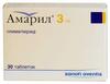 Фото Амарил, таблетки 3 мг, 30 шт.