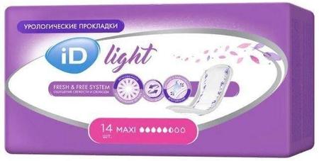 Фото iD Light Maxi, урологические прокладки, 14 шт.