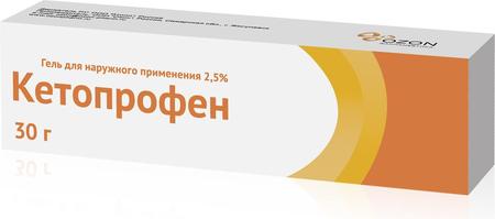 Фото Кетопрофен, гель 2.5%, 30 г Фото Кетопрофен, гель 2.5%, 30 г