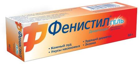 Фото Фенистил, гель для наружного применения 0.1%, 50 г Фото Фенистил, гель для наружного применения 0.1%, 50 г