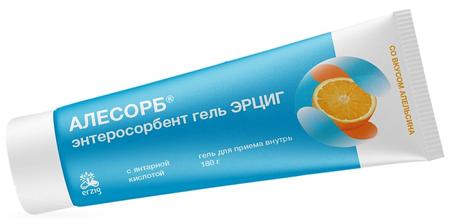 Фото Алесорб, гель (апельсин), 180 г