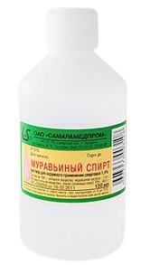 Фото Муравьиный спирт, раствор спиртовой 1.4%, 100 мл Фото Муравьиный спирт, раствор спиртовой 1.4%, 100 мл