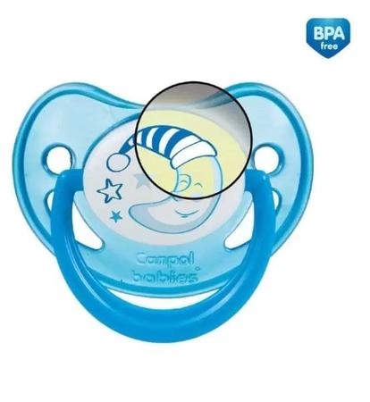 Фото Пустышка анатомическая силиконовая Night Dreams 0-6 (22/500)