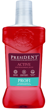 Фото Президент Профи Актив, ополаскиватель для полости рта, 250 мл