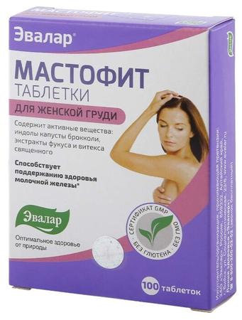Фото Мастофит Эвалар, таблетки, 100 шт.