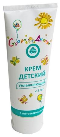 Фото Страна Детства, крем детский увлажняющий 0+ с экстрактом алоэ и Д-пантенолом, 75 мл