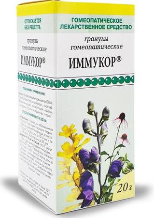 Фото Иммукор, гранулы, 20 г Фото Иммукор, гранулы, 20 г