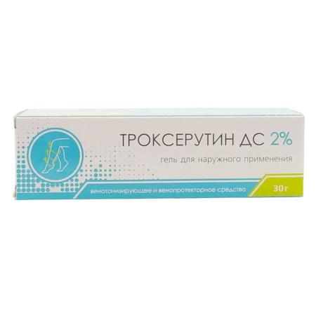 Фото Троксерутин ДС, гель 2%, 30 г