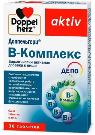 Фото Доппельгерц В-Комплекс табл 315 мг х30